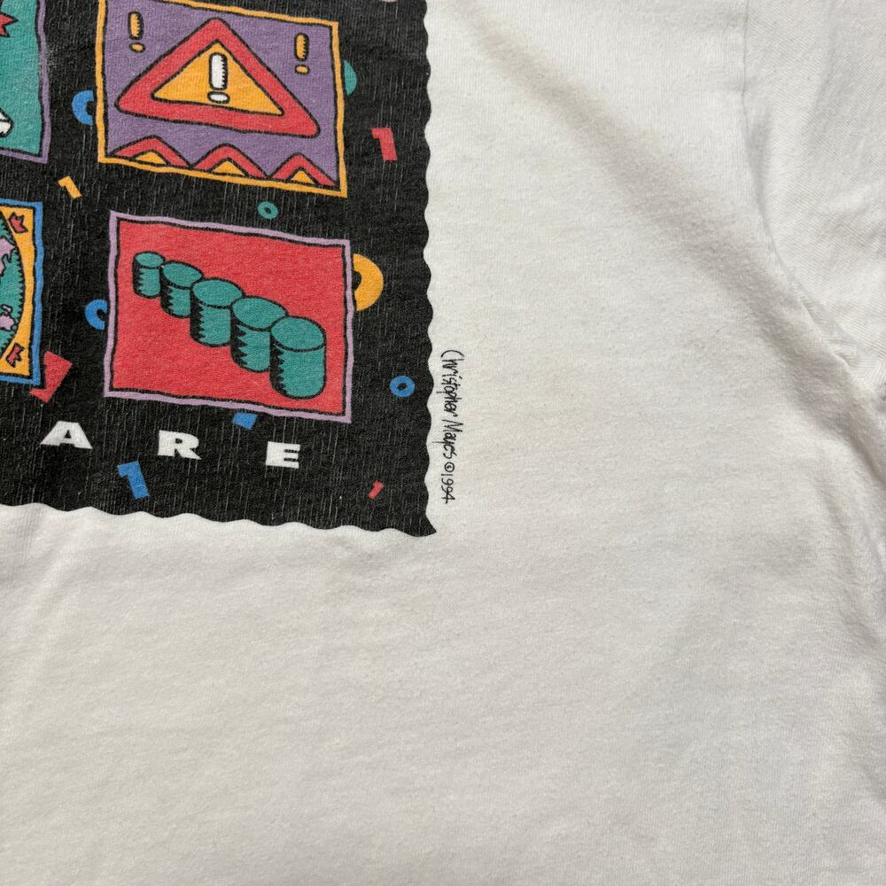 Vtg 90's Bmc Software Tech Computer Graphic Short… - image 3